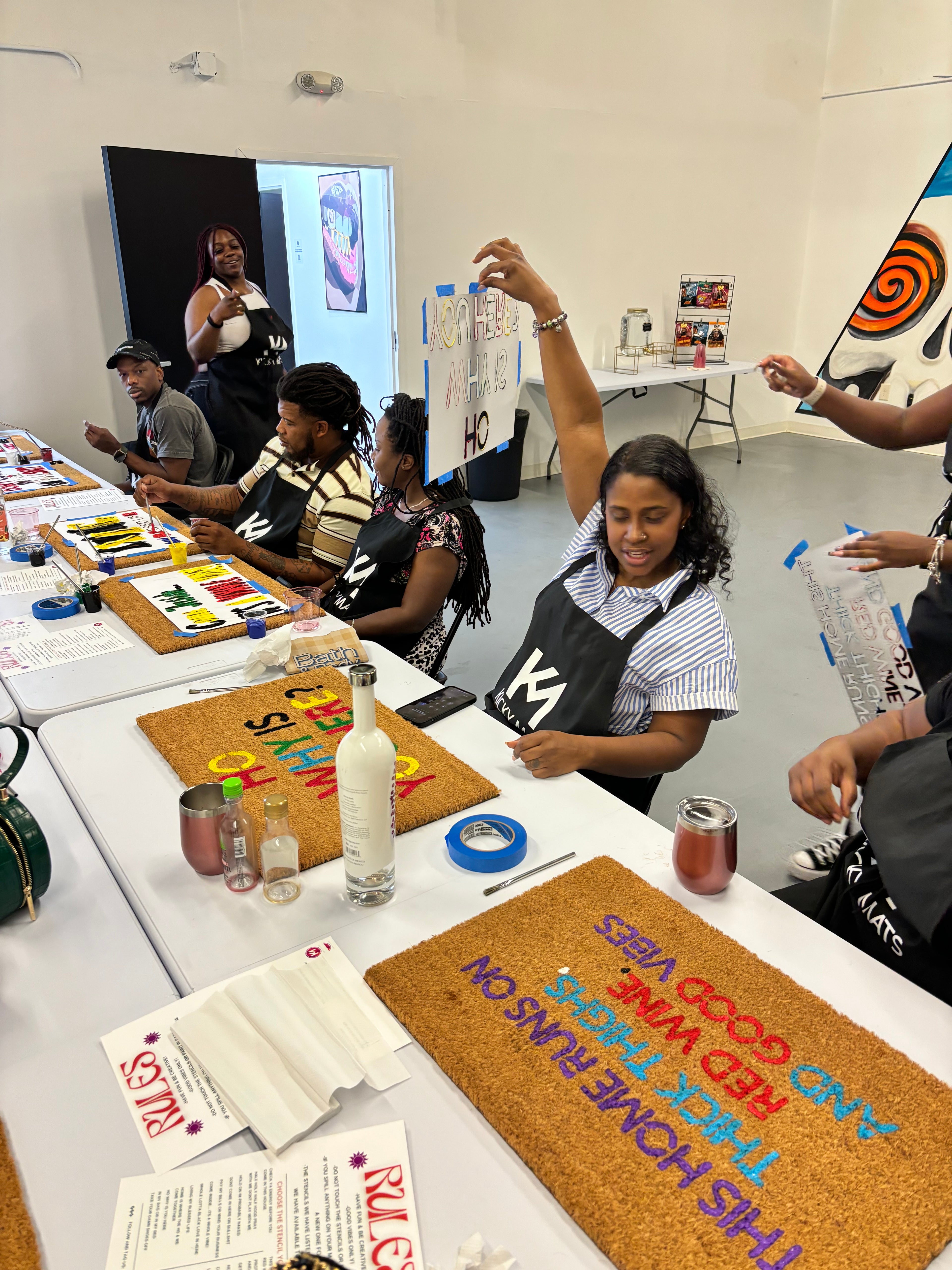 Deanna’s Mat Paint Party